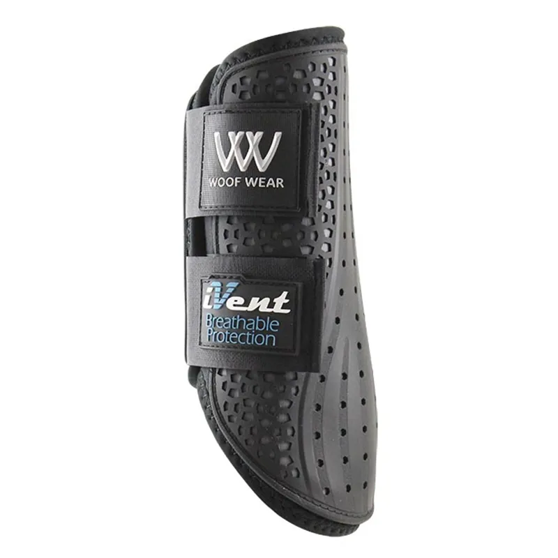 Woof Wear iVent Hybrid Brushing Boots - Black/Steel
